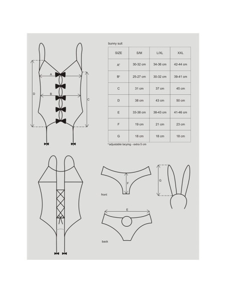 Disfraz Conejita 4 Piezas