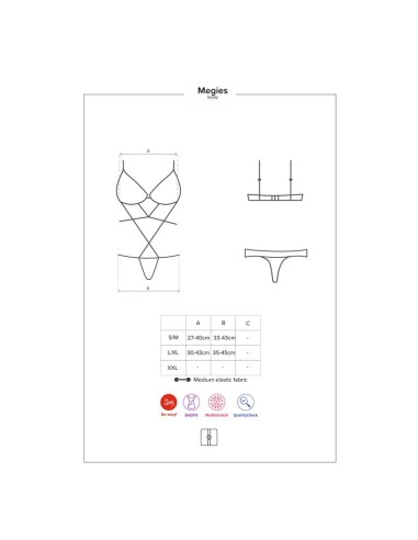 Megies Teddy Rojo Negro