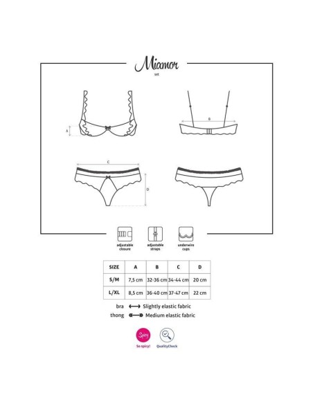 Miamor Set de 2 Piezas