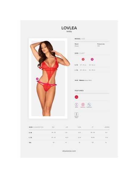 Lovlea Body de Encaje