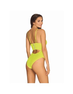 Neonia Bodysuit con Cremallera Amarillo Neon 2