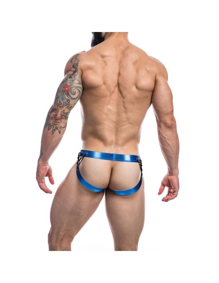 C4M14 Suspensorio Desire Leatherette Azul