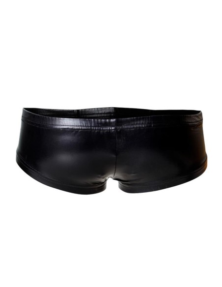 C4M10 Boxers Tipo Shorts Leatherette Negro