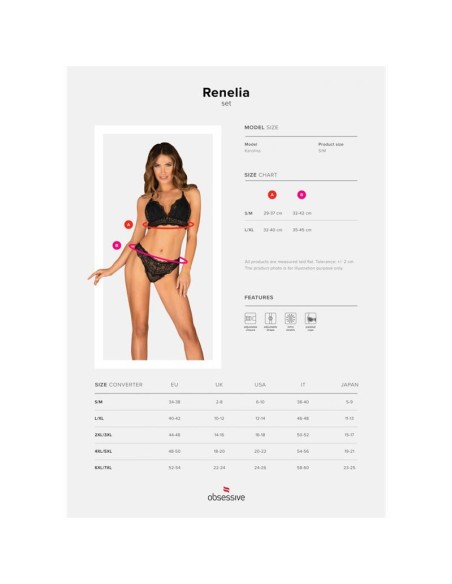 Renelia Set de 2 Piezas