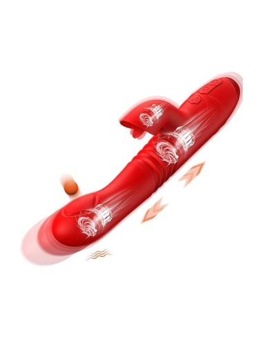 Velvet Vibrador con Thrusting y Pulsacion