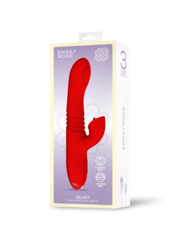 Velvet Vibrador con Thrusting y Pulsacion