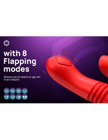 Velvet Vibrador con Thrusting y Pulsacion