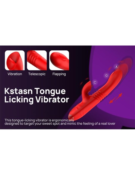 Velvet Vibrador con Thrusting y Pulsacion