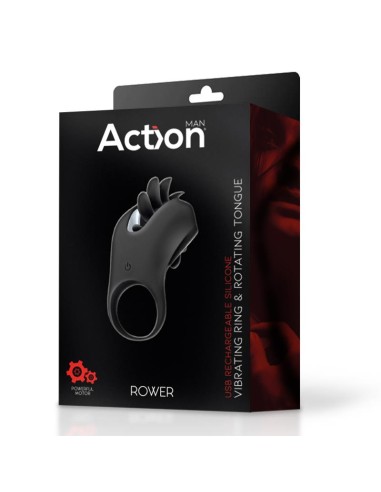 Rower Anillo Vibrador con Lengua Rotadora