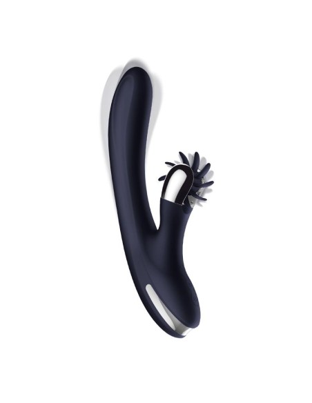 Navyspace Vibrador con Lenguas Rotadoras Azul
