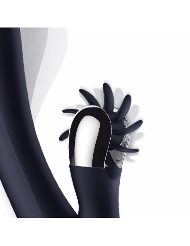 Navyspace Vibrador con Lenguas Rotadoras Azul