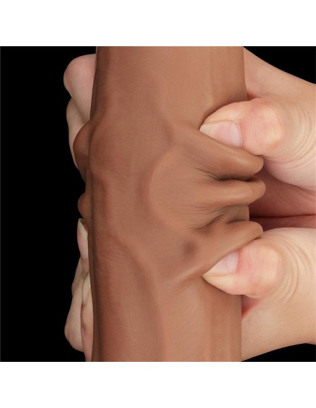 Dildo Dual Density Piel Desizante 115