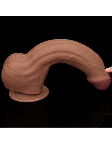 Dildo Dual Density Piel Desizante 115