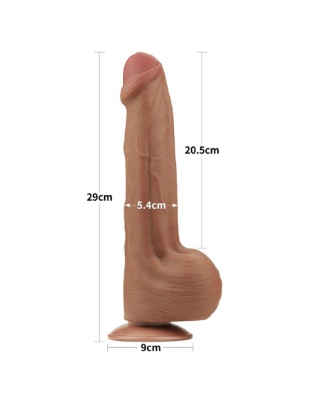 Dildo Dual Density Piel Desizante 115