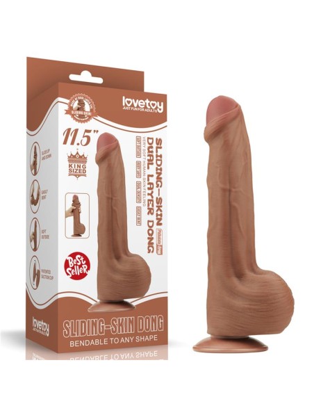 Dildo Dual Density Piel Desizante 115
