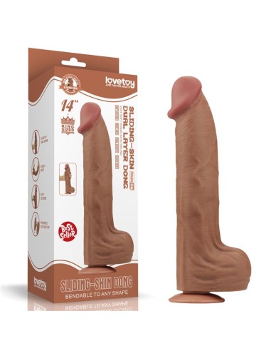 Dildo Dual Density Piel Deslizante 14