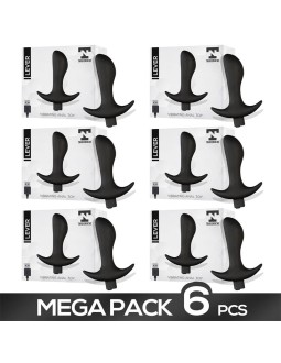 Pack de 6 Lever Plug Anal con Vibracion