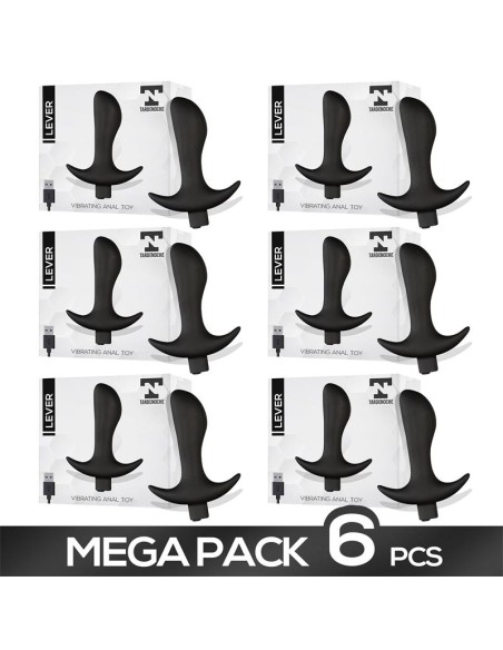 Pack de 6 Lever Plug Anal con Vibracion