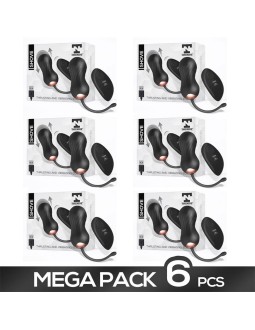 Pack de 6 Shove Huevo con Movimiento Thrusting y Vibrador Control Remoto