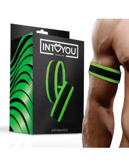 Brazaletes con Velcro que Brillan en la Oscuridad