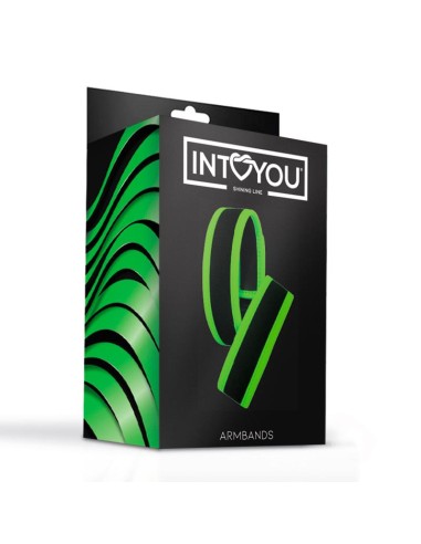 Brazaletes con Velcro que Brillan en la Oscuridad