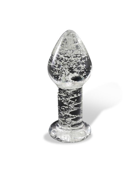 Plug Anal de Cristal que Brilla en la Oscuridad