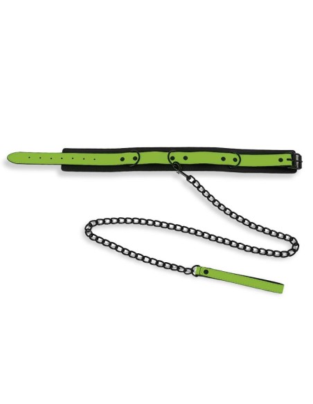 Collar con Correa que Brilla en la Oscuridad