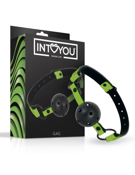 Mordaza de Bola Transpirable que Brilla en la Oscuridad