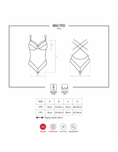 860 TED 1 Teddy Color Negro