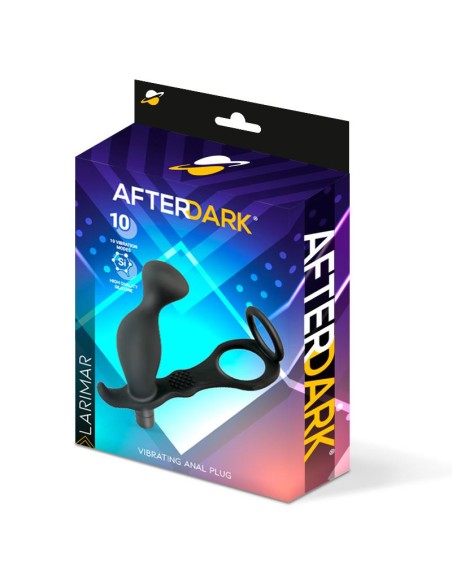 Larimar Plug Anal con Vibracion y Anillo para Pene y Testiculos