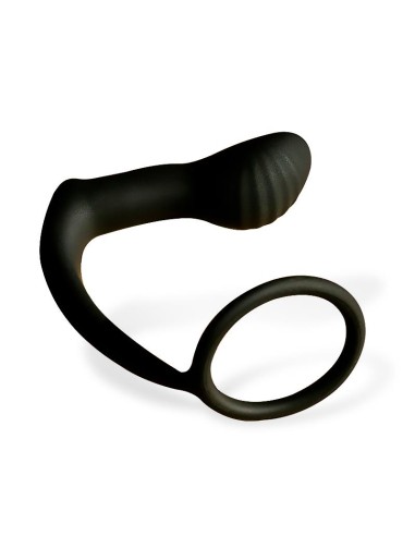 Carnelian Plug Anal con Vibracion y Anillo para el Pene