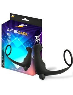 Iuterp Plug Anal con Vibracion y Anillo para el Pene