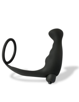Iuterp Plug Anal con Vibracion y Anillo para el Pene 2