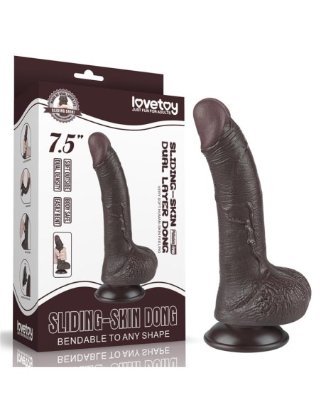 Dildo Dual Layer Piel Deslizante 75