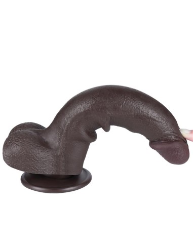 Dildo Dual Layer Piel Deslizante 85