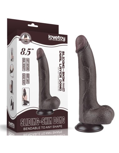 Dildo Dual Layer Piel Deslizante 85