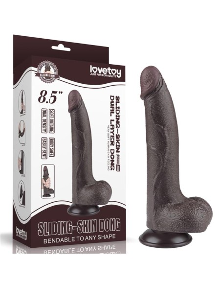 Dildo Dual Layer Piel Deslizante 85