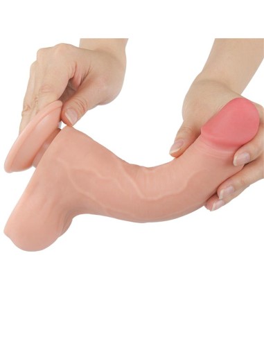 Dildo Dual Layer Piel Deslizante 85