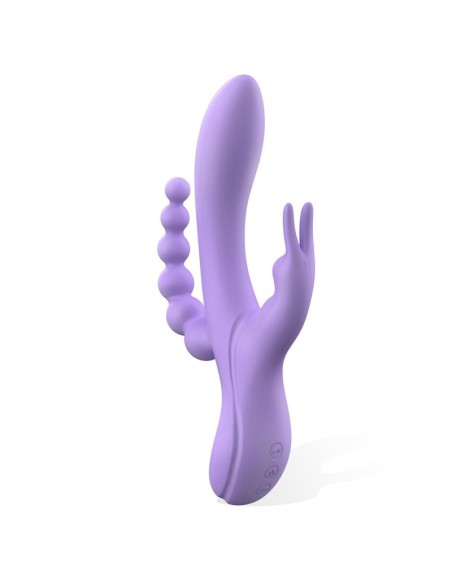 Lindsay Vibrador con Cadena Anal Silicona Liquida Unibody Flexible 2 Motores