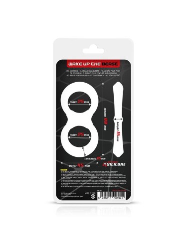 Anillo Pene y Testiculos Silicona Liquida 25 mm