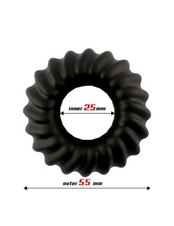 Anillo para el Pene Sawtooth Silicona Liquida 25 mm 2