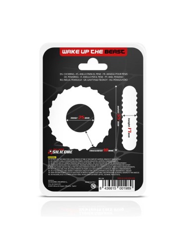 Anillo para el Pene Sawtooth Silicona Liquida 25 mm