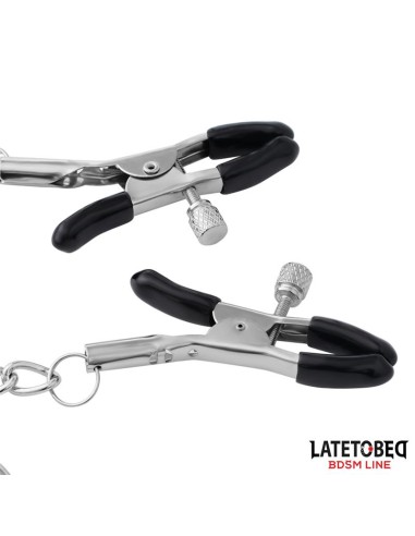 Pinzas para Pezones con Cadena Slut