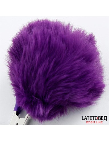 Pinzas para Pezones con Pelo Purpura