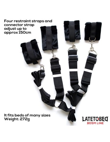 Restricciones para la Cama Esposas Ajustables y Desmontables