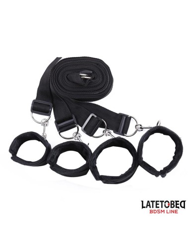 Restricciones para la Cama Esposas Ajustables y Desmontables