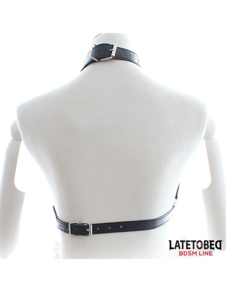 Arnes Bondage con Copas Abiertas y Cadenas