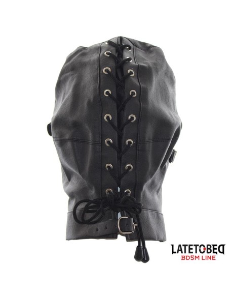 Mascara de Sumision con Mordaza Antifaz y Tapa para la Boca Ajustable