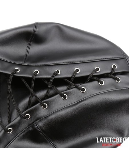 Mascara de Sumision con Mordaza Antifaz y Tapa para la Boca Ajustable