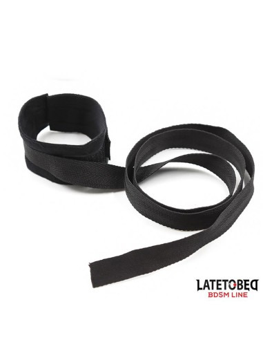 Set de Resticciones 3 Piezas Antifaz Esposas Munecas y Tobillos Ajustables